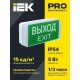 Световой указатель аварийного освещения светодиодный ДПА 5031-3 5Вт 3 ч универсальный накладной IP20 IEK  LDPA0-5031-3-20-K01  IEK