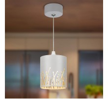 Светильник подвесной (подвес)  PL30 WH цоколь GX53 потолочный цилиндр белый  Б0061409  ЭРА