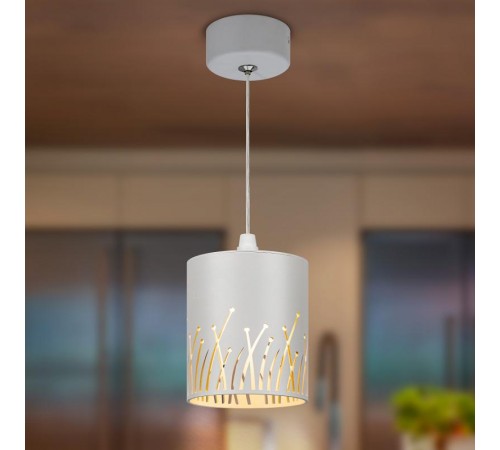 Светильник подвесной (подвес)  PL30 WH цоколь GX53 потолочный цилиндр белый  Б0061409  ЭРА