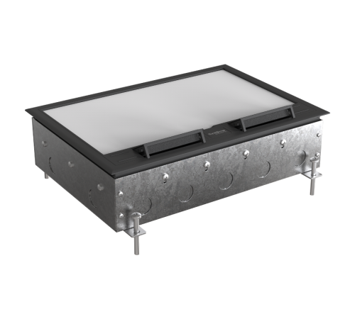 MultiDesk Люк на 24 модулей IP40 для бетонных полов с монтажной коробкой, тип MDK10  MDK10224  SE