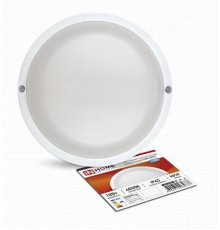 Светильник светодиодный пылевлагозащищенный для ЖКХ СПП-КРУГ 18Вт 230В 4000К 1440Лм IP65  4690612034737  IN HOME