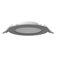 Светильник светодиодный  ДВО DL-01 Slim 160мм 25Вт 4000K 176x39мм IP65/40 RAL7045 серый муар опал  V1-RF-70083-10000-6502540  VARTON