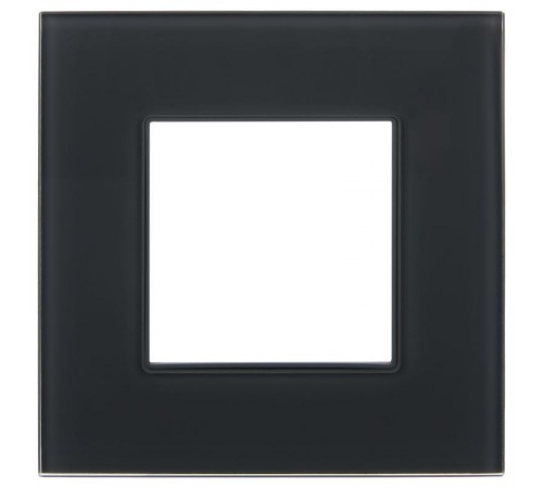 SKANDY Рамка 1-местная SK-F21G стекло графит   SK-M12-G-K53  IEK