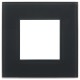 SKANDY Рамка 1-местная SK-F21G стекло графит   SK-M12-G-K53  IEK