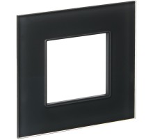 SKANDY Рамка 1-местная SK-F21G стекло графит   SK-M12-G-K53  IEK