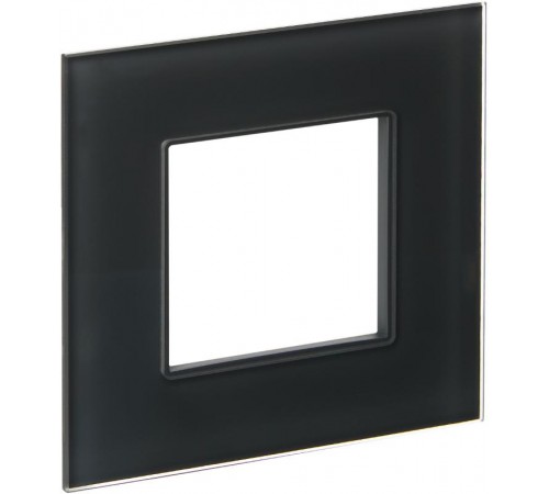 SKANDY Рамка 1-местная SK-F21G стекло графит   SK-M12-G-K53  IEK