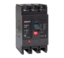 Выключатель автоматический LS63 15кА 3P 25А ProPact  mccb-63-15-3-25-ls  EKF