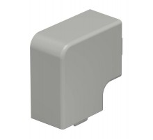Крышка плоского угла кабельного канала WDK 30x45 мм (ПВХ,серый) (WDK HF30045GR)  6158676  OBO Bettermann