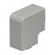 Крышка плоского угла кабельного канала WDK 30x45 мм (ПВХ,серый) (WDK HF30045GR)  6158676  OBO Bettermann