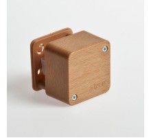 Коробка распределительная для о/п, 55х55х32мм (2 клемника,бук на светлой основе)  65002-38М  Рувинил