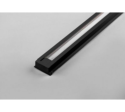 Шинопровод осветительный для трековых светильников, черный, 2м, в наборе токовод, заглушка, крепление, CAB1003  10341  Feron