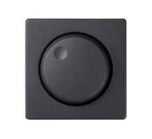 Simon 82 Накладка на проходной поворотно-нажимной светорегулятор, S82, S82N, 82 Detail, графит  82054-38  Simon