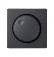 Simon 82 Накладка на проходной поворотно-нажимной светорегулятор, S82, S82N, 82 Detail, графит  82054-38  Simon