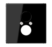 Крышка для 2-х гнезд (разъемов для громкоговорителей); черная  LS962SW  Jung