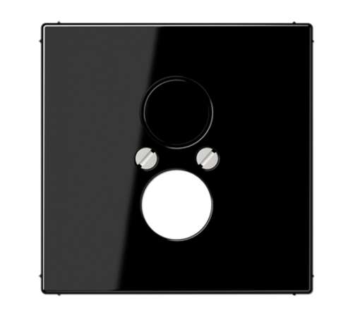 Крышка для 2-х гнезд (разъемов для громкоговорителей); черная  LS962SW  Jung