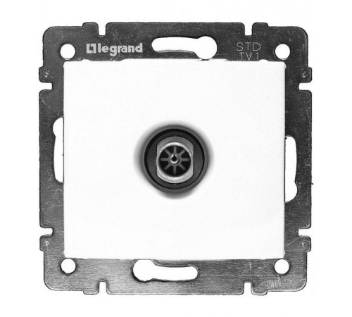 Valena DIY Розетка телевизионная ТV звезда в рамку 2400мГц 1.5дБ белая  694284  Legrand