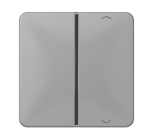 клавиша с символом для пульта KNX, серая, для серии CD  CD401TSAPGR  Jung