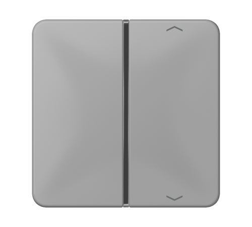 клавиша с символом для пульта KNX, серая, для серии CD  CD401TSAPGR  Jung