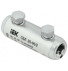 Соединитель болтовой луженый СБЛ 25-95/2 35кВ  UCB11-025-095-02-35-1  IEK