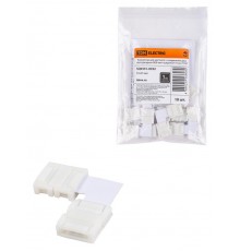 Коннектор для жесткого L-соединения двух светодиодных RGB лент шириной 10 мм,  SQ0331-0352  TDM