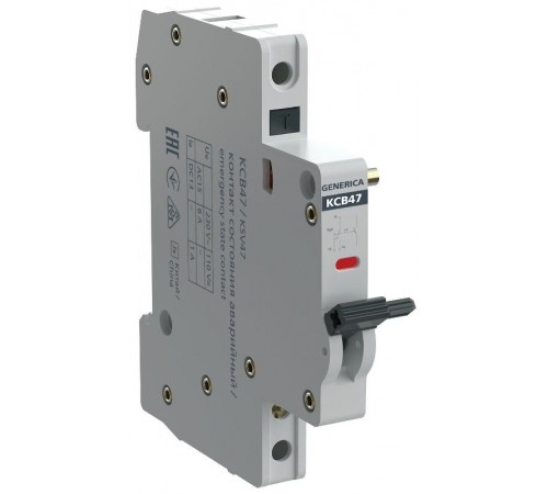 Контакт состояния аварийный КСВ47 на DIN-рейку MVA21D-AK-G GENERICA