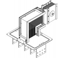 Секц. флан. вниз Тип1 4000А Al 3L+N+PER НК IP55 тран. IEK  LB-4000A4-25-F-FD1  IEK