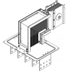 Секц. флан. вниз Тип1 630А Al 3L+N+PER НК IP55 тран. IEK  LB-0630A4-25-F-FD1  IEK