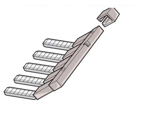 Перемычка PC5 гребенка шаг 5мм 10 пол.  1SNA113544R1200  TE