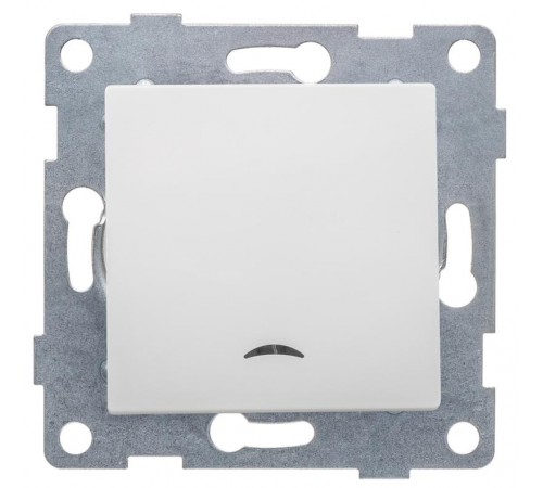 Ugra Выключатель 1кл. (инд), СУ,10А, 250В, белый  С11В18-001  GUSI Electric