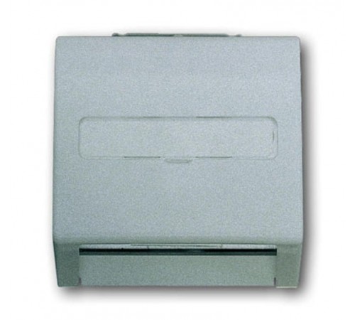 Плата центр. (корпус) с суппортом для комм. разъёмов и цоколей DCS, серия impuls, цвет серебр. металлик  1753-0-0054   2CKA001753A0054  ABB