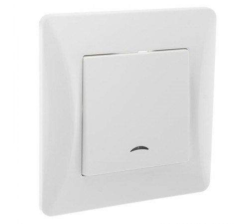 Ugra Выключатель 1кл. (инд), СУ,10А, 250В, белый  С11В18-001  GUSI Electric