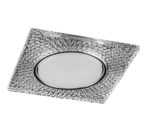 Светильник встраиваемый DL4110 потолочный GX53 прозрачный, хром  40515  Feron