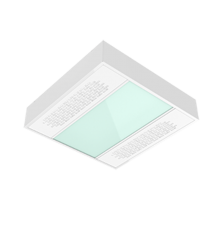 Светильник светодиодный с UV-блоком 30Вт 600*600*127 3000К IP54 с защит силикат стеклом GlWBioguard мат.ди.DALI  V1-C0-0UV70-20GD6-5403030  VARTON