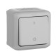 Quteo Серый Выключатель двухполюсный IP44  782339  Legrand