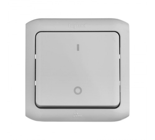 Quteo Серый Выключатель двухполюсный IP44  782339  Legrand