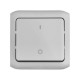 Quteo Серый Выключатель двухполюсный IP44  782339  Legrand