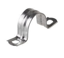 Скоба СМД 25-26 , двухлапковая для металлорукава, D20/22 мм, 100 шт./уп.  28-1021-1  REXANT