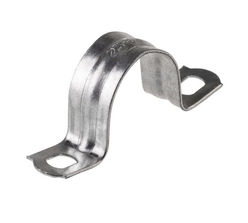 Скоба СМД 25-26 , двухлапковая для металлорукава, D20/22 мм, 100 шт./уп.  28-1021-1  REXANT