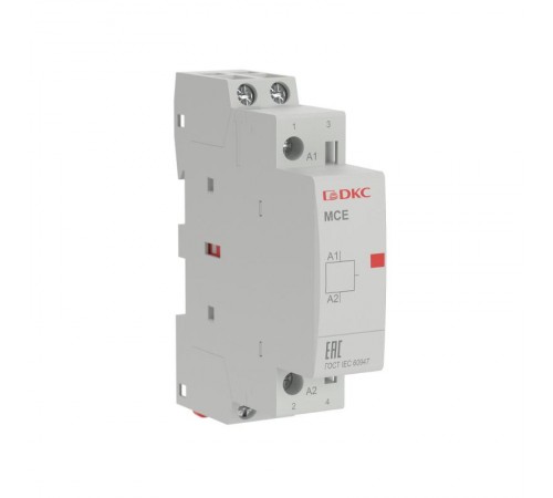 Контактор модульный YON max типа MCE, 2P, 20A, 240В, 1НО+1НЗ  MCE-20-11-A240  DKC