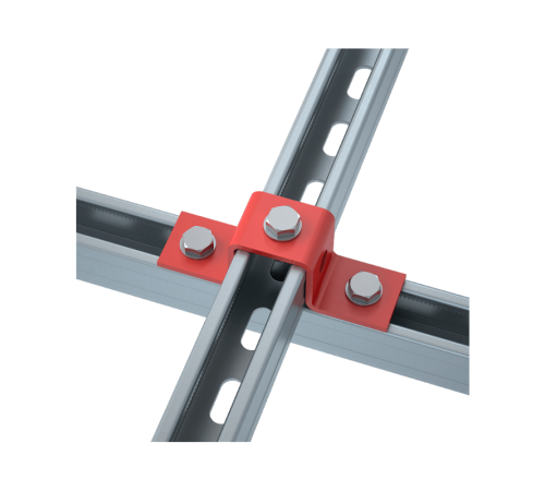 Прямоугольная скоба для страт-профиля 41*41  PS41*41  КМ-профиль