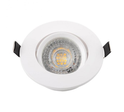 Светильник светодиодный встраиваемый DK3020-WH , IP20, 10Вт, GU5.3, LED, белый, пластик  DK3020-WH  DENKIRS