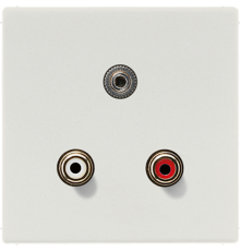 2x Cinch Audio (RCA) / Stereo разъем (TRS 3.5 mm) MALS1011LG Jung