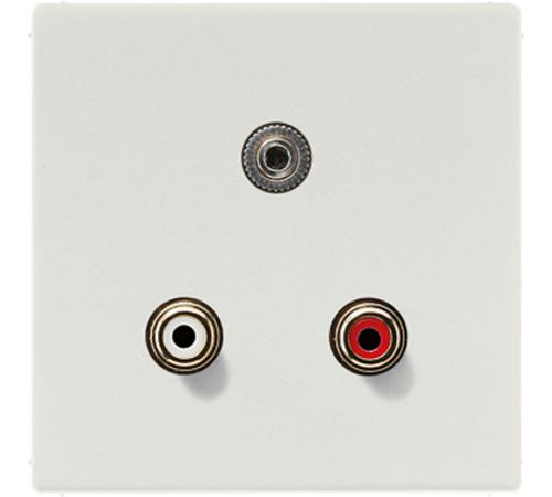 2x Cinch Audio (RCA) / Stereo разъем (TRS 3.5 mm) MALS1011LG Jung