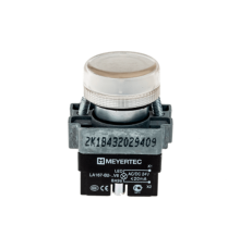 Сигнальная лампа в сборе, белый, 24V AC/DC, мет. MTB2-BV611  43344  ОВЕН