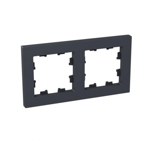 2 - местная рамка, графит, пластик Эпика  UP1-FPG-02 EKF