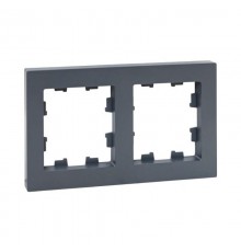 2 - местная рамка, графит, пластик Эпика  UP1-FPG-02 EKF