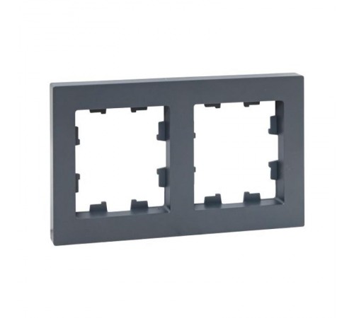 2 - местная рамка, графит, пластик Эпика  UP1-FPG-02 EKF