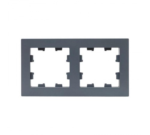 2 - местная рамка, графит, пластик Эпика  UP1-FPG-02 EKF