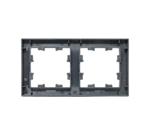 2 - местная рамка, графит, пластик Эпика  UP1-FPG-02 EKF