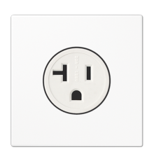 розетка NEMA 5-20R 20А, 125В АС белая  LS521-20WW  Jung